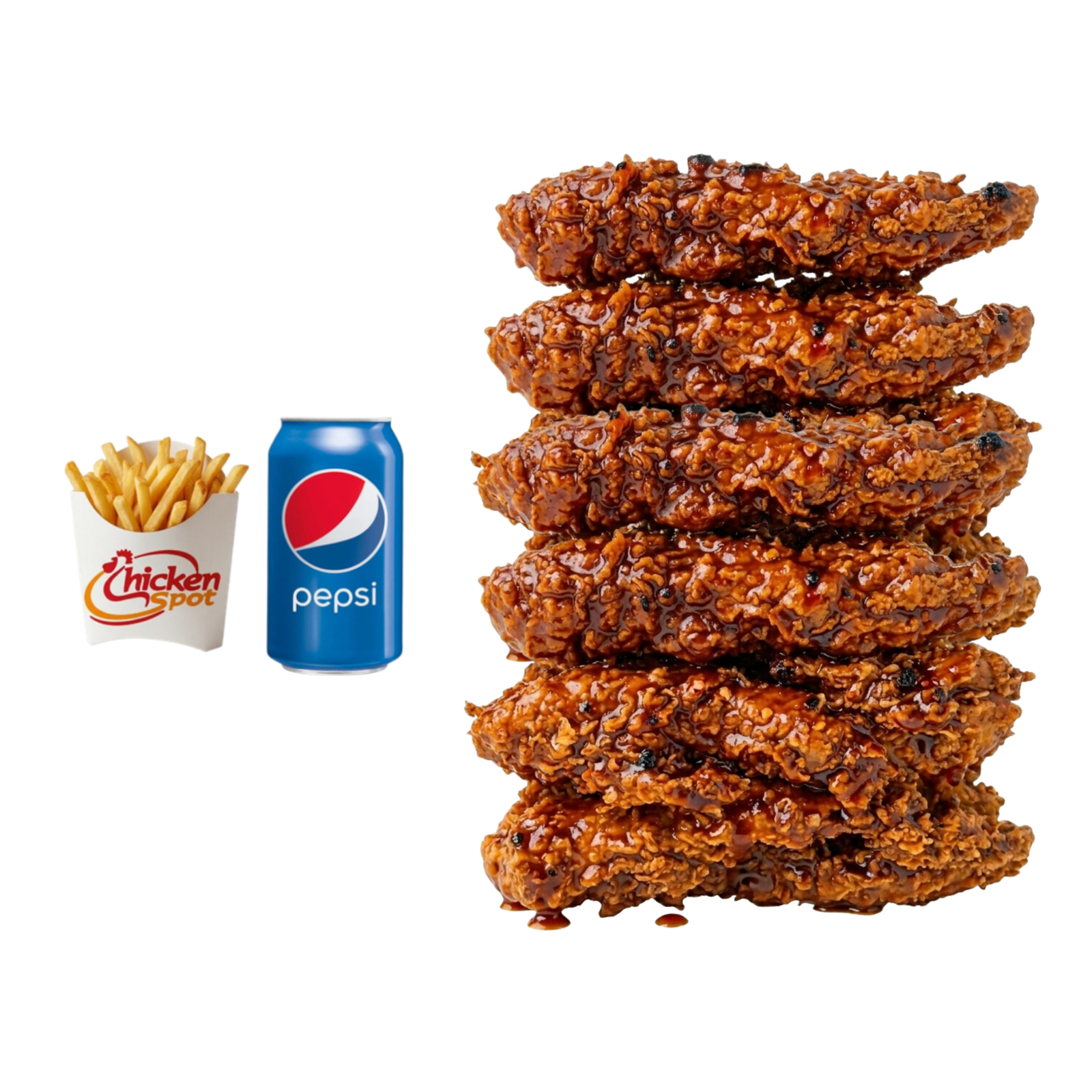 6 Pcs Bbq Chicken Strips